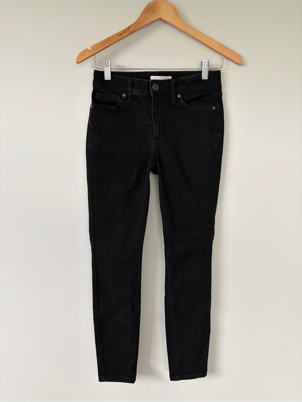 Lauren Conrad Women's Black High-Rise Skinny Jeans